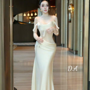 Váy Lụa Đuôi Cá Dáng Dài Thanh Lịch
