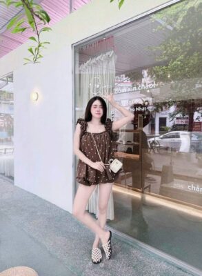 CHẤM BI NÂU
