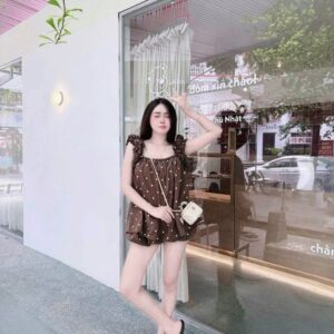 CHẤM BI NÂU