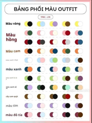 Bí Quyết Phối Màu Quần Áo Siêu Chuẩn